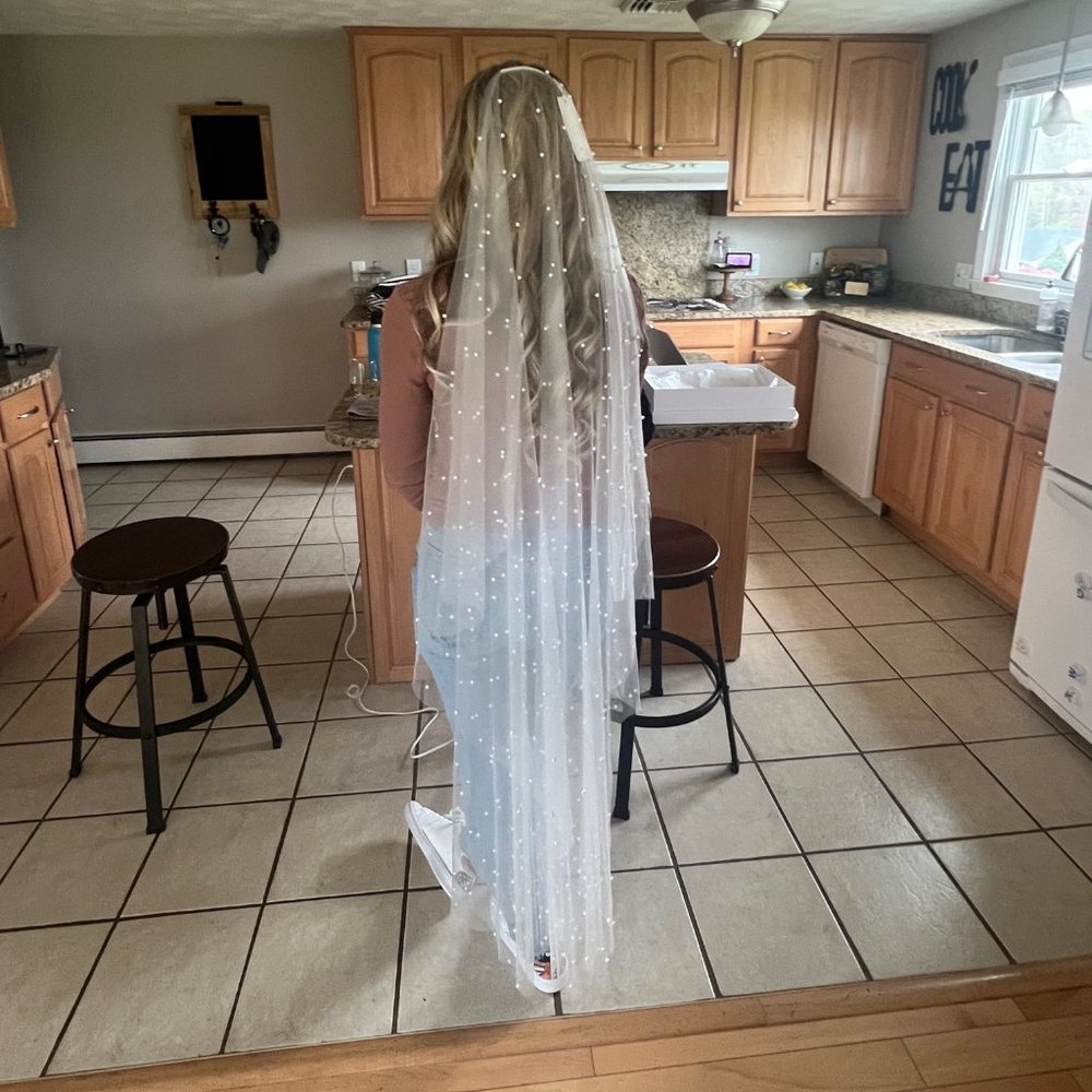 Pearl Wedding Veil